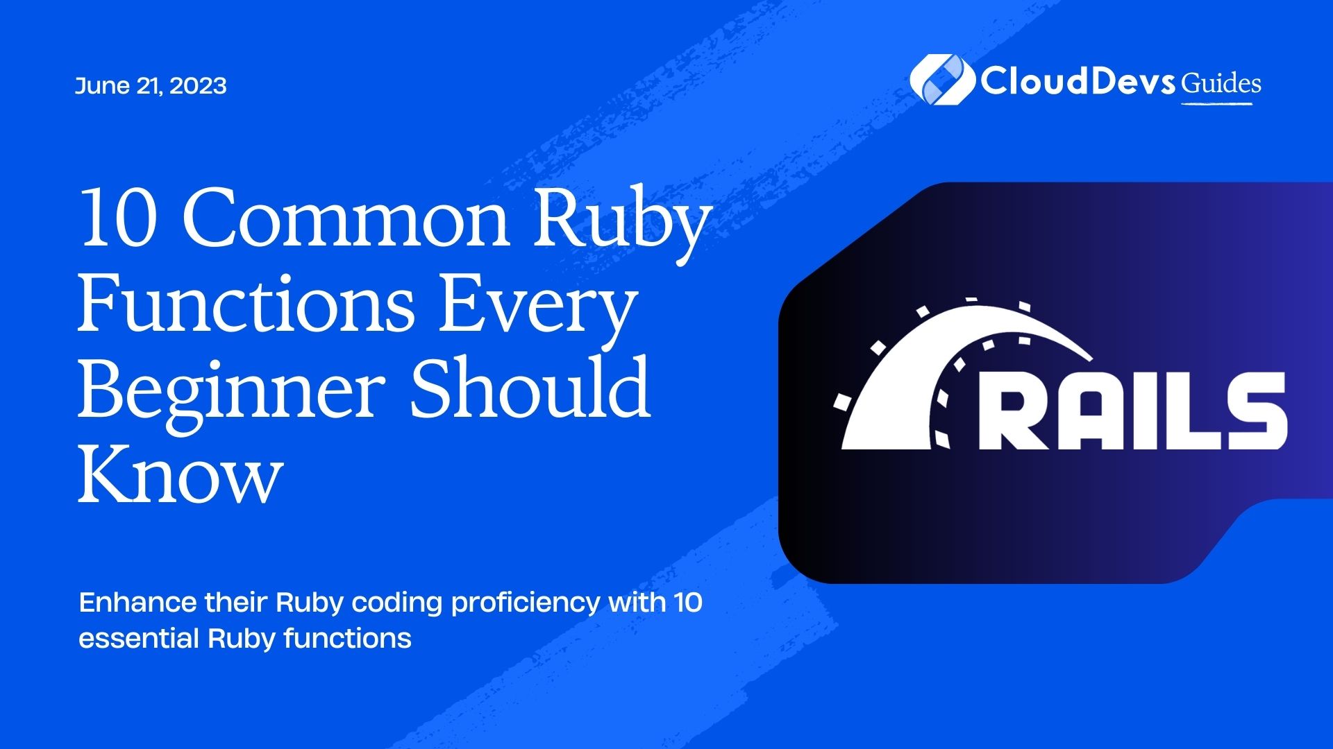 10 Common Ruby Functions Every Beginner Should Know