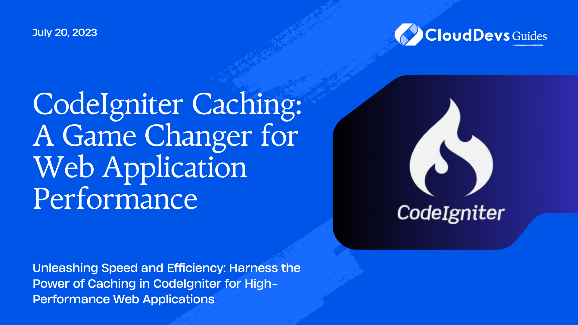 CodeIgniter Caching: A Game Changer for Web Application Performance