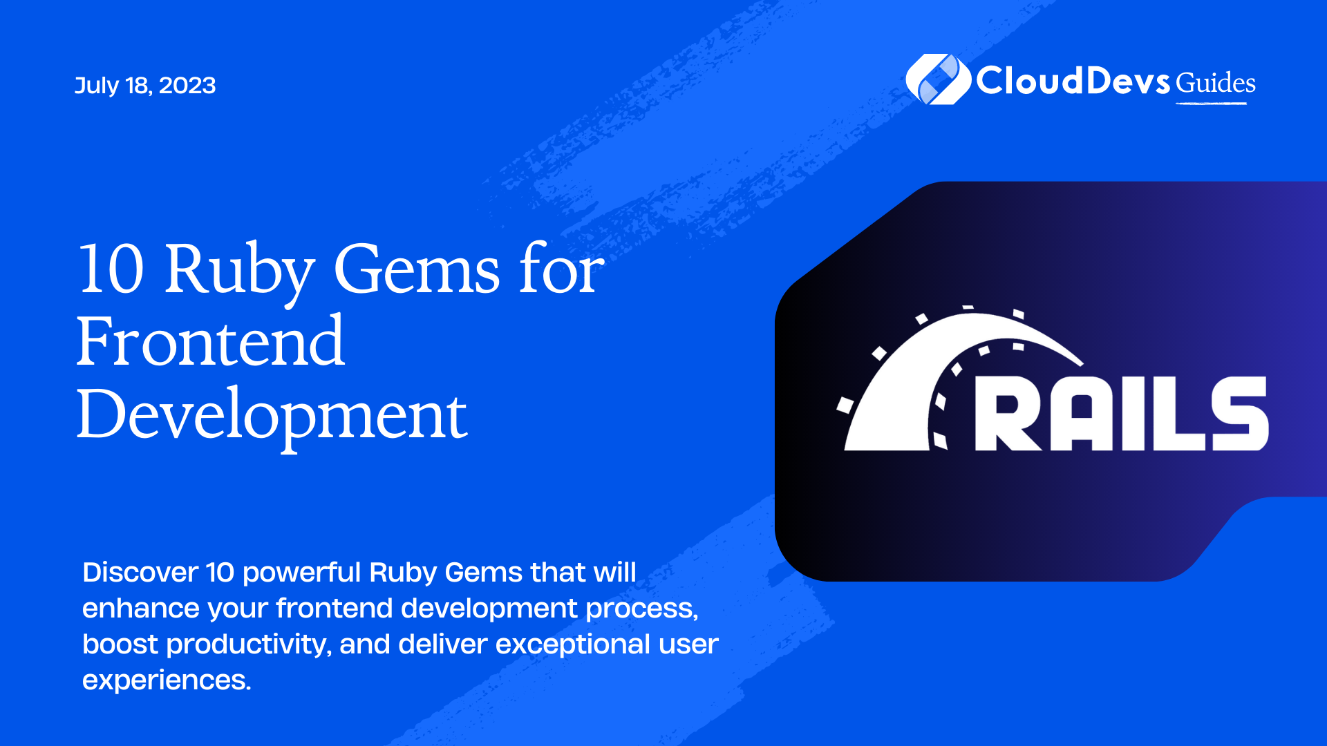 10 Ruby Gems for Frontend Development
