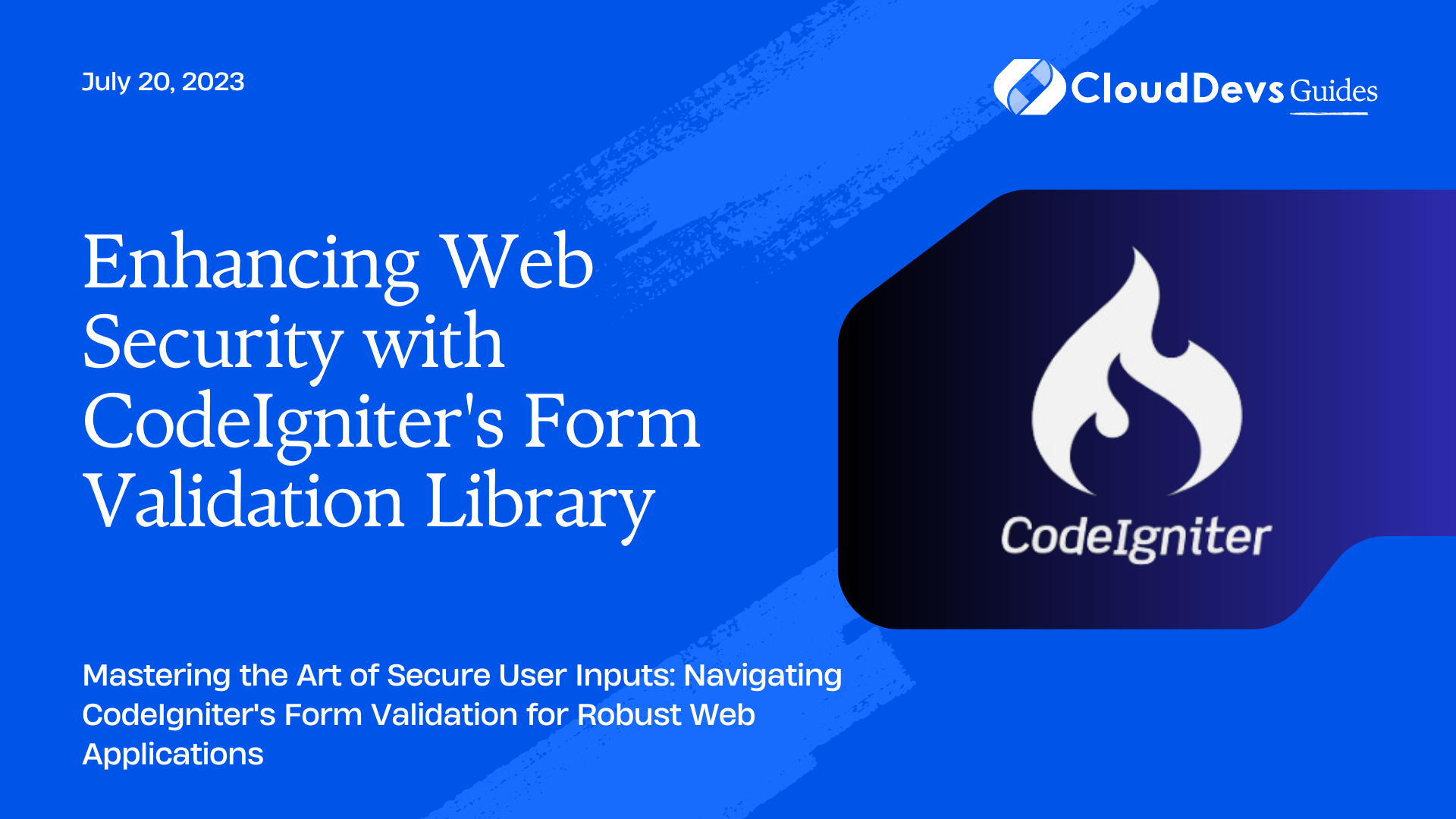 Enhancing Web Security with CodeIgniter's Form Validation Library