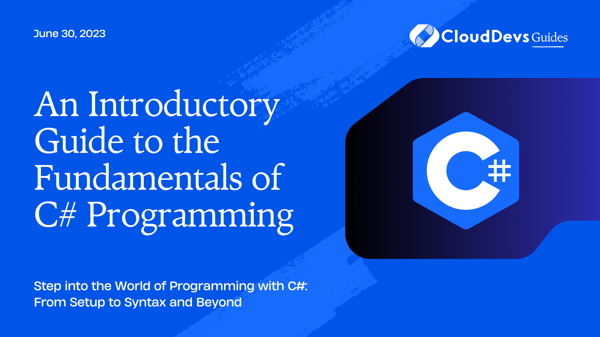 An Introductory Guide to the Fundamentals of C# Programming