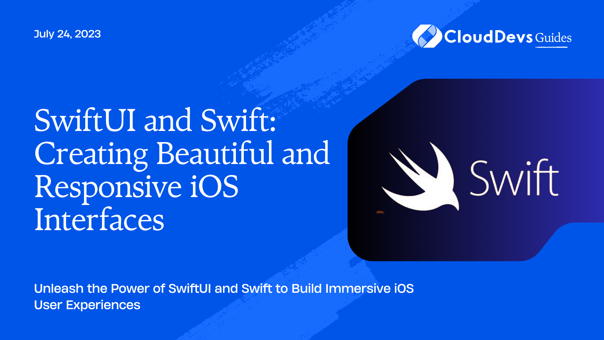 SwiftUI and Swift: Creating Beautiful and Responsive iOS Interfaces