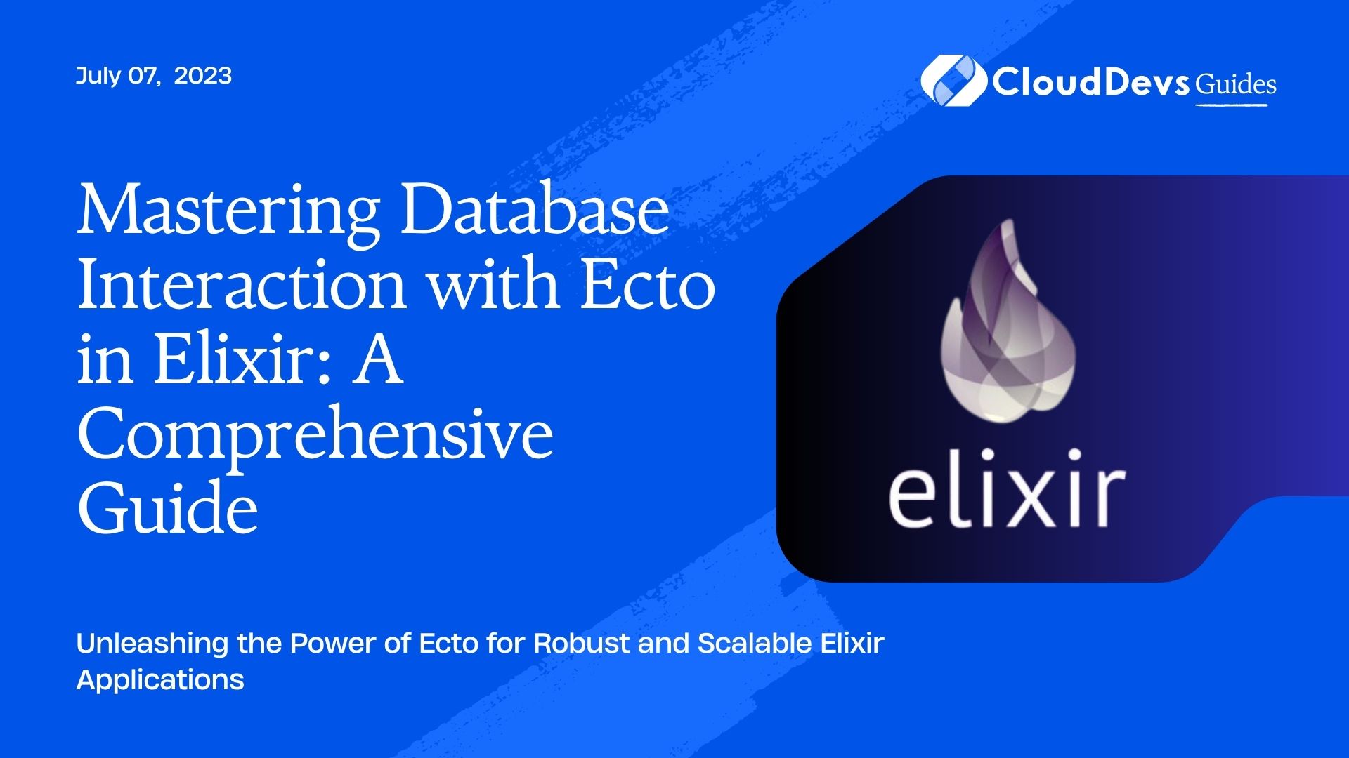 Mastering Database Interaction with Ecto in Elixir: A Comprehensive Guide