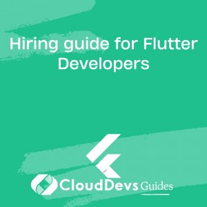 Hiring guide for Flutter Developers