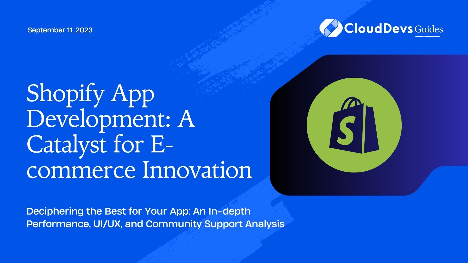 Shopify App Development: A Catalyst for E-commerce Innovation