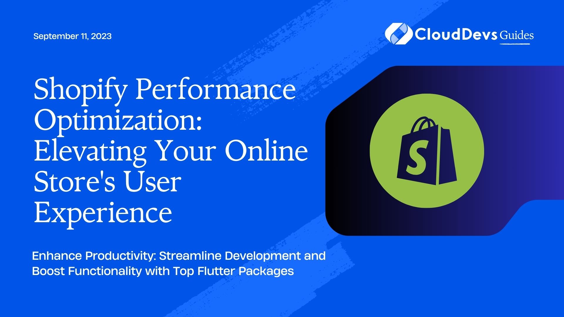 Shopify Performance Optimization: Elevating Your Online Store's User Experience