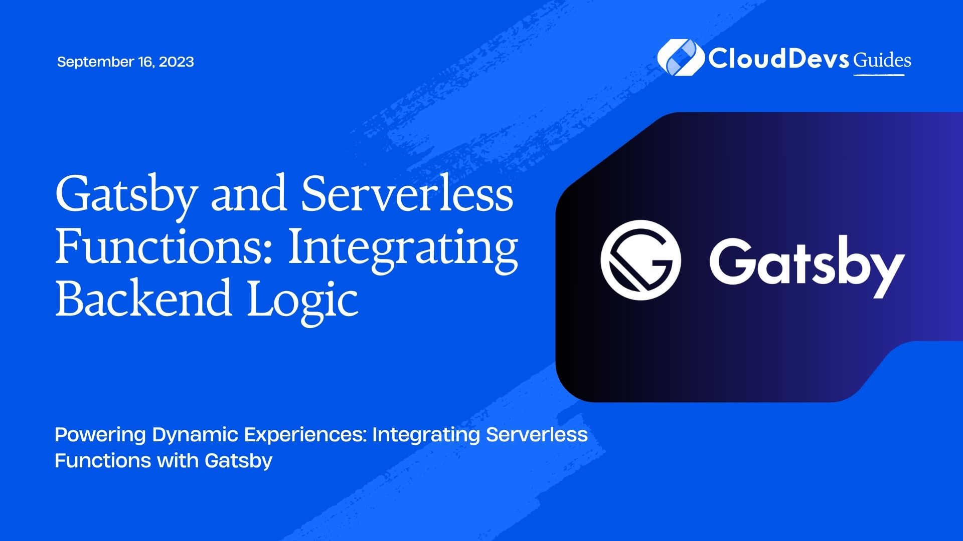 Gatsby and Serverless Functions: Integrating Backend Logic