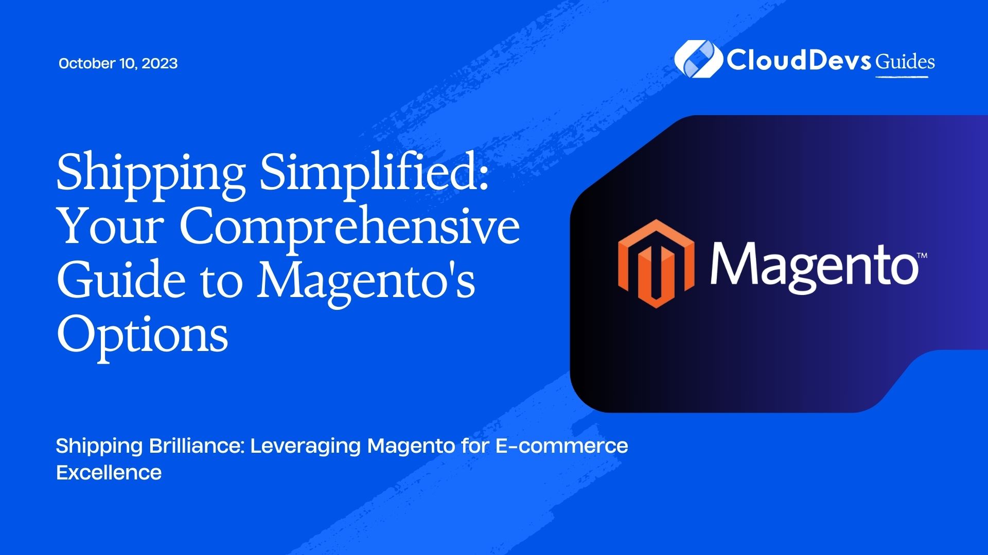 Shipping Simplified: Your Comprehensive Guide to Magento's Options