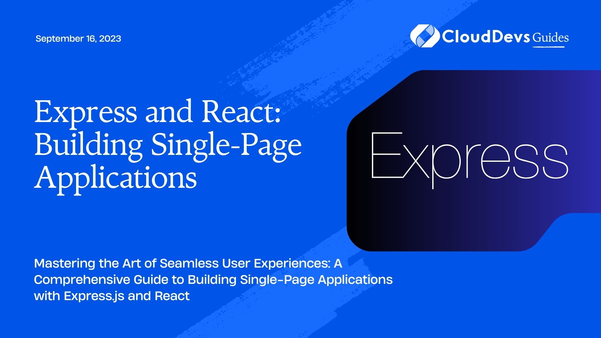 Express and React: Building Single-Page Applications