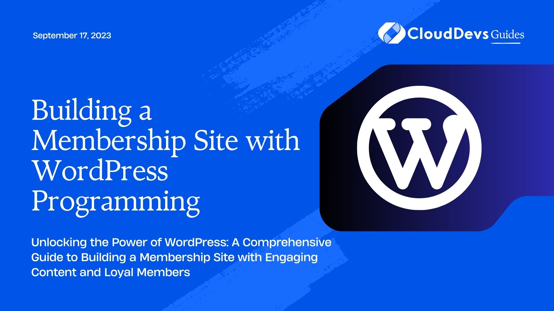 Building a Membership Site with WordPress Programming