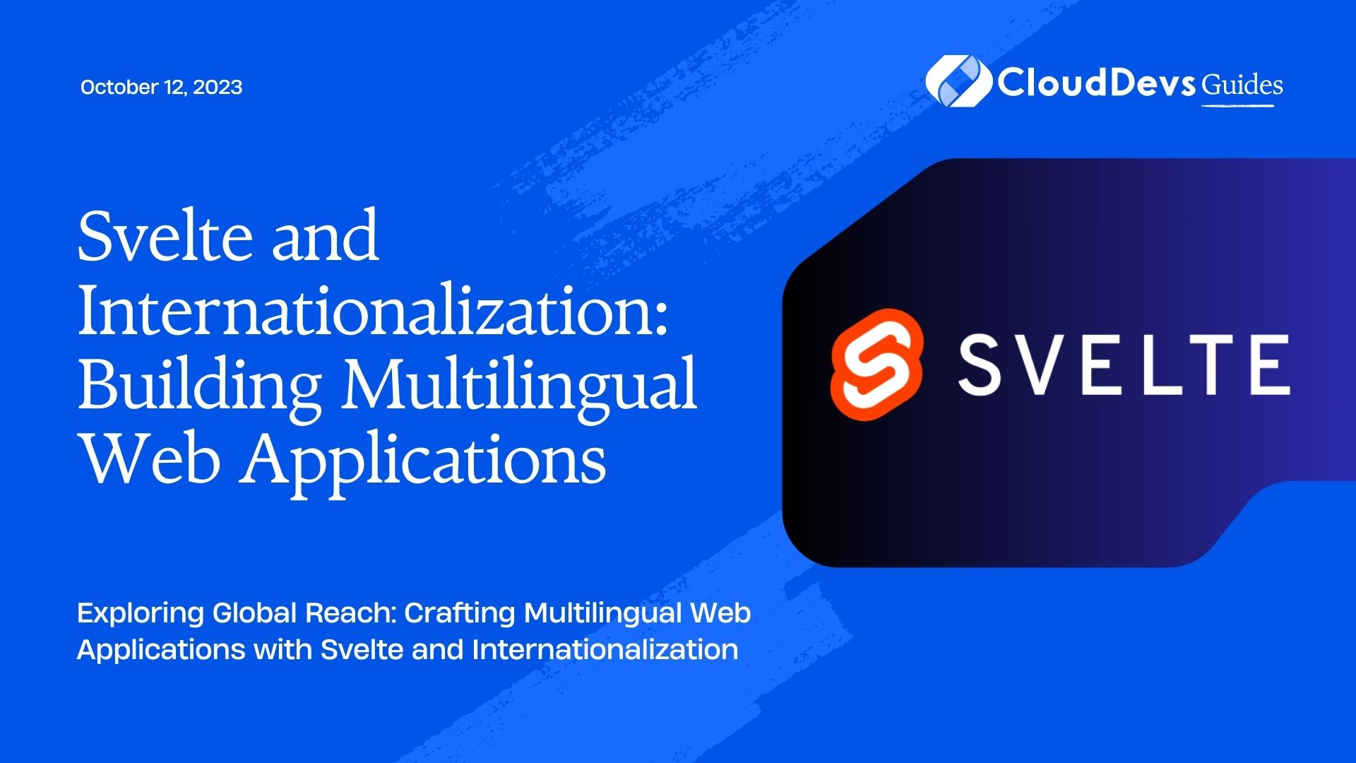 Svelte and Internationalization: Building Multilingual Web Applications