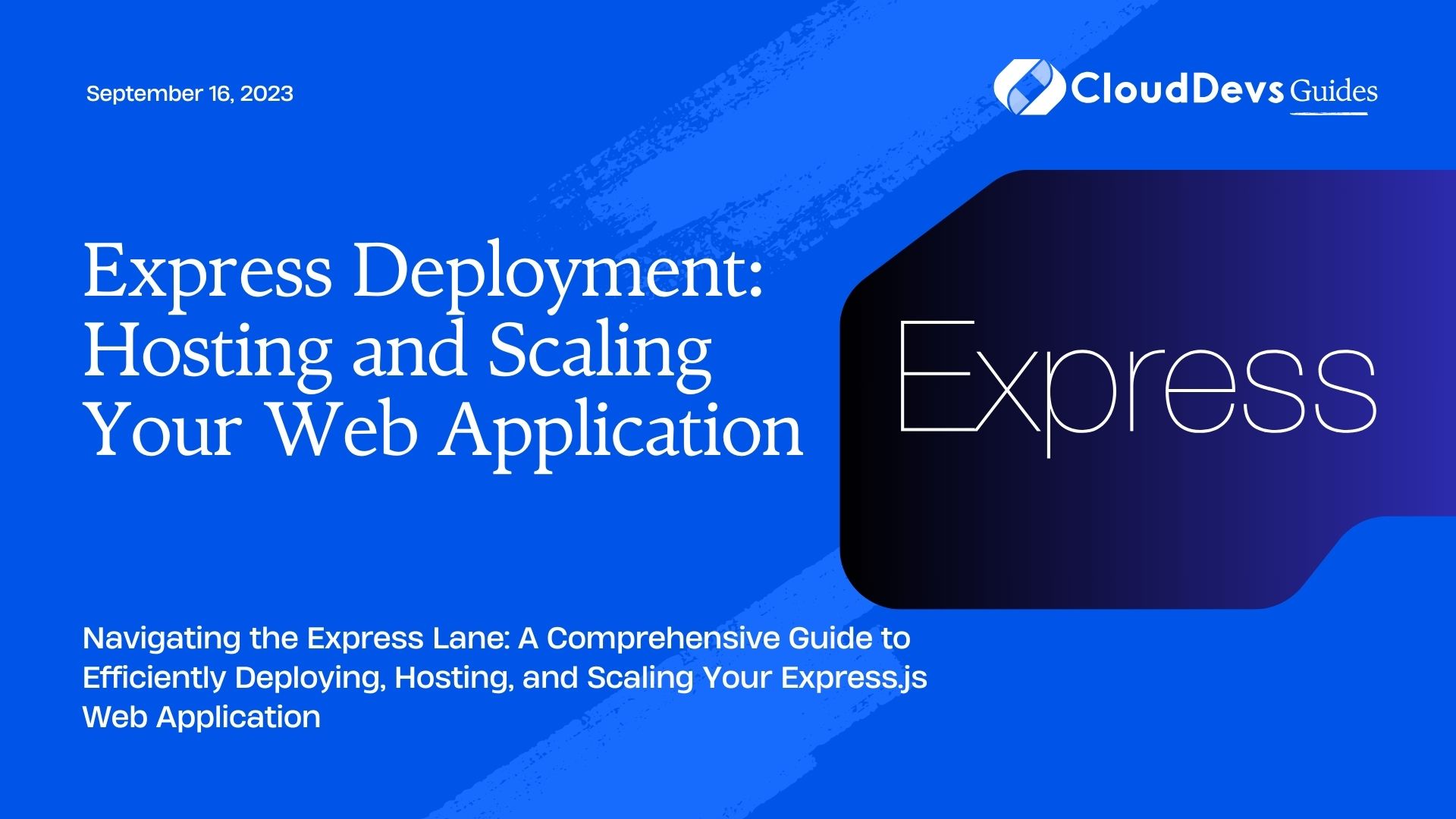 Express Deployment: Hosting and Scaling Your Web Application