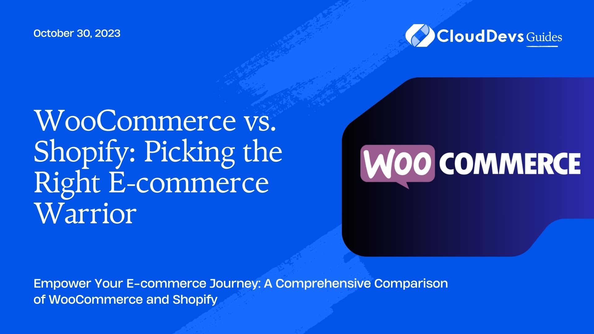 WooCommerce vs. Shopify: Picking the Right E-commerce Warrior