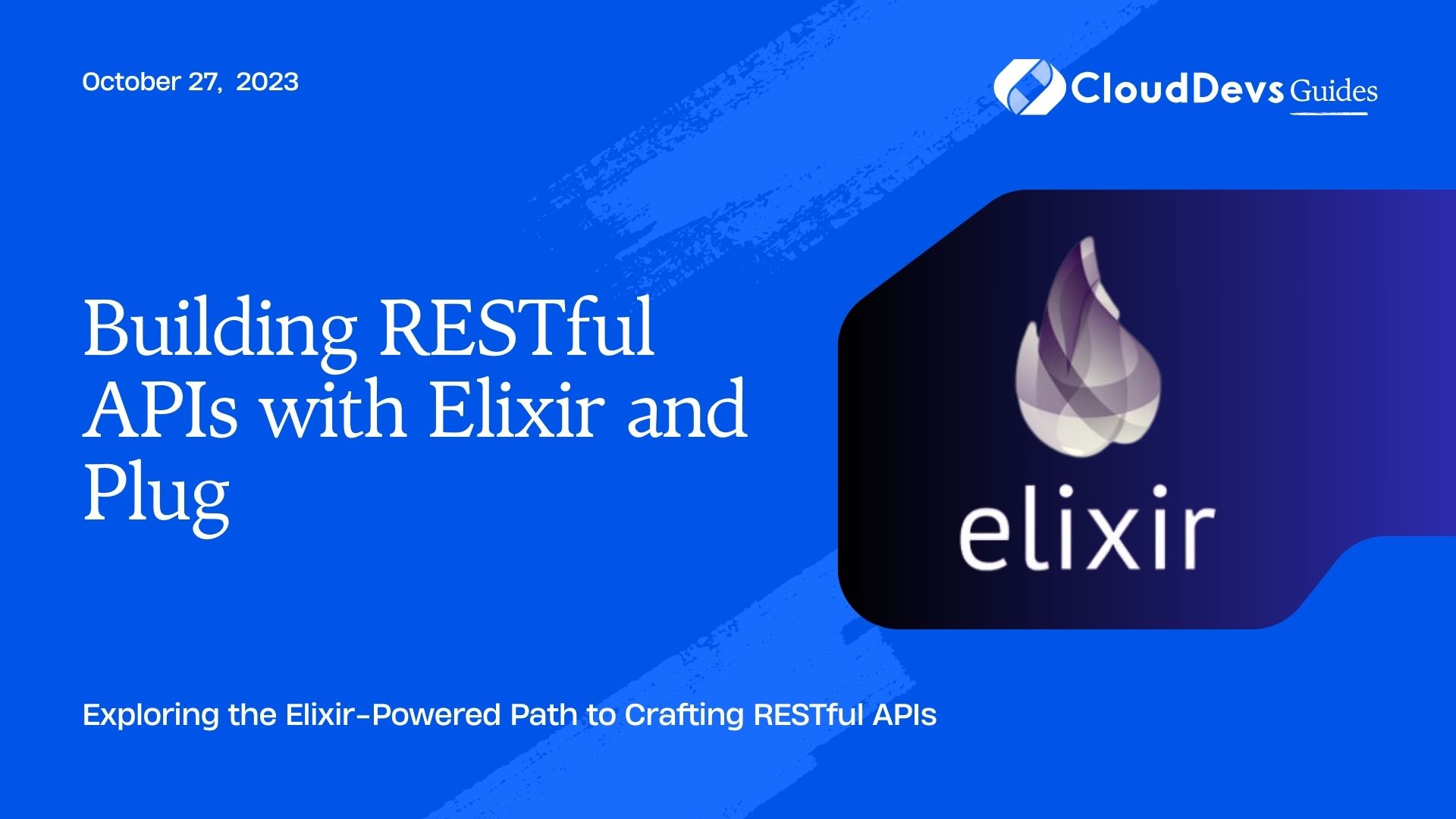 Building RESTful APIs with Elixir and Plug