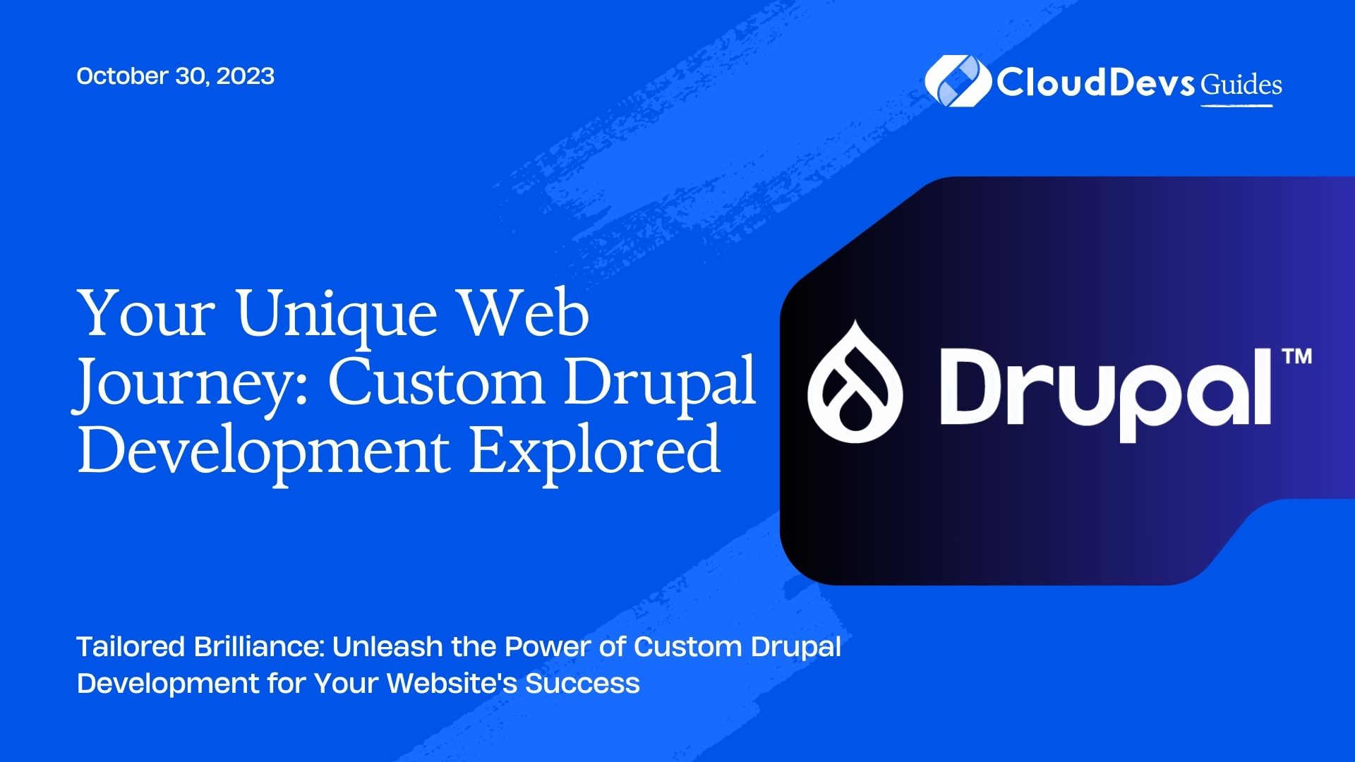 Your Unique Web Journey: Custom Drupal Development Explored