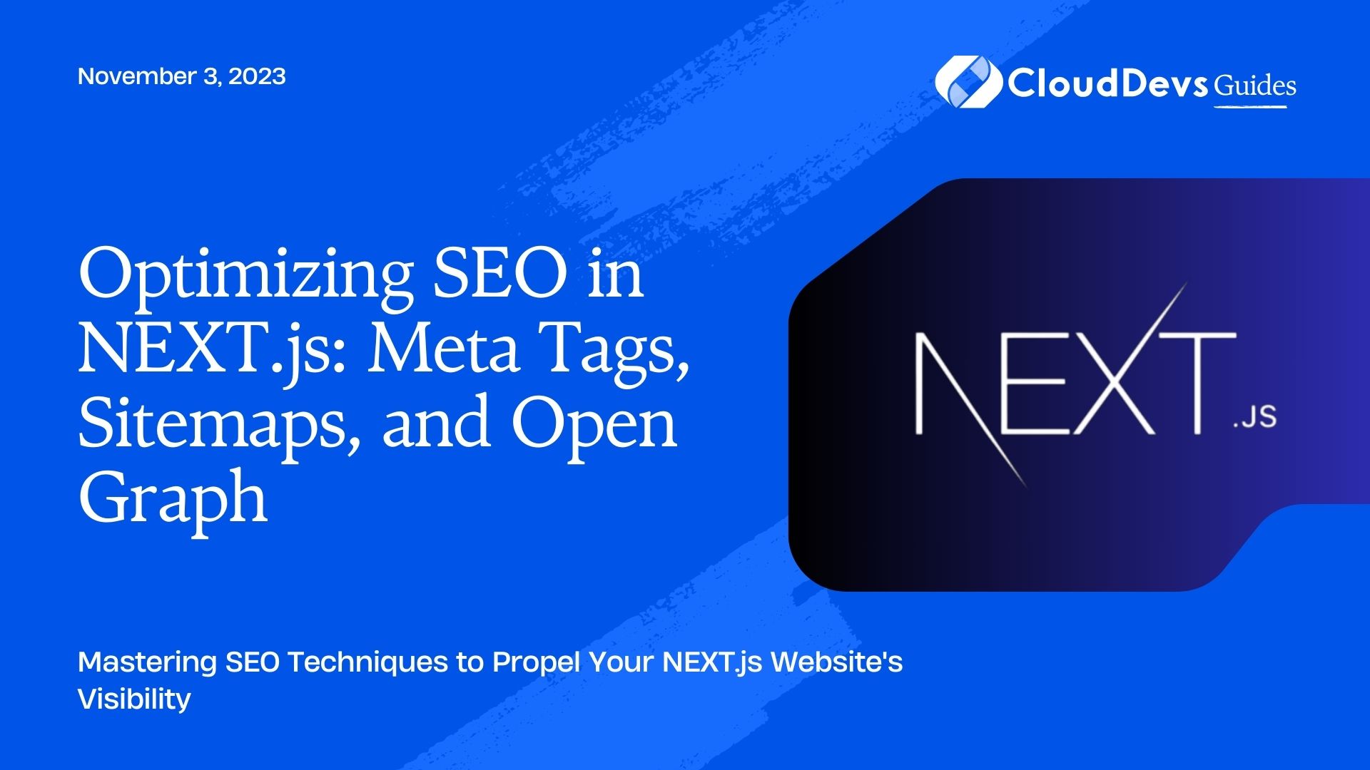 Optimizing SEO in NEXT.js: Meta Tags, Sitemaps, and Open Graph