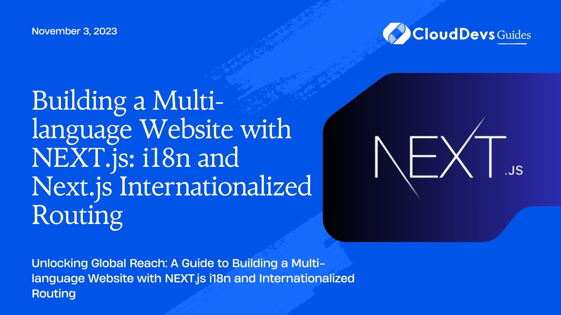 Building a Multi-language Website with NEXT.js: i18n and Next.js Internationalized Routing