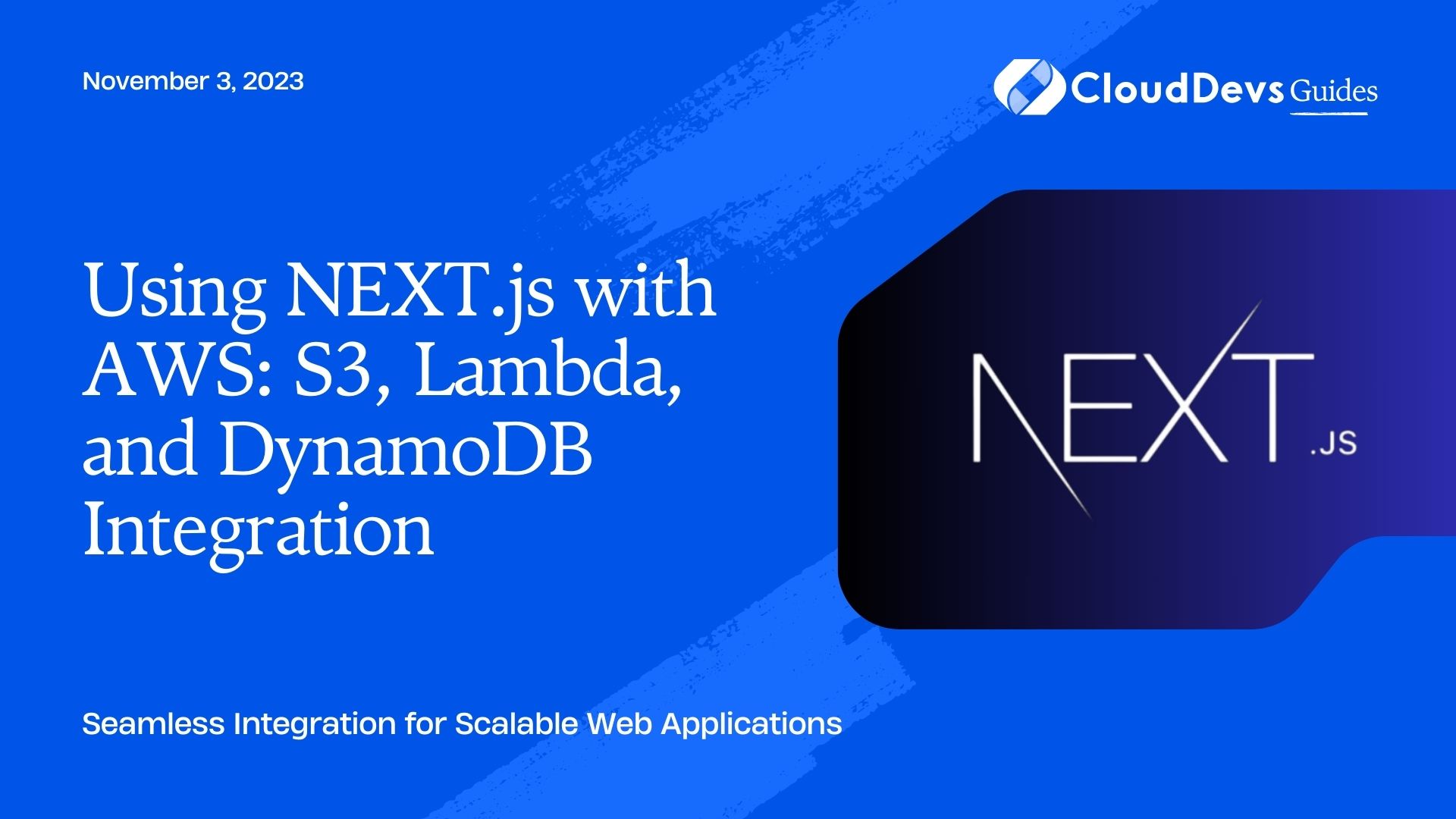 Using NEXT.js with AWS: S3, Lambda, and DynamoDB Integration