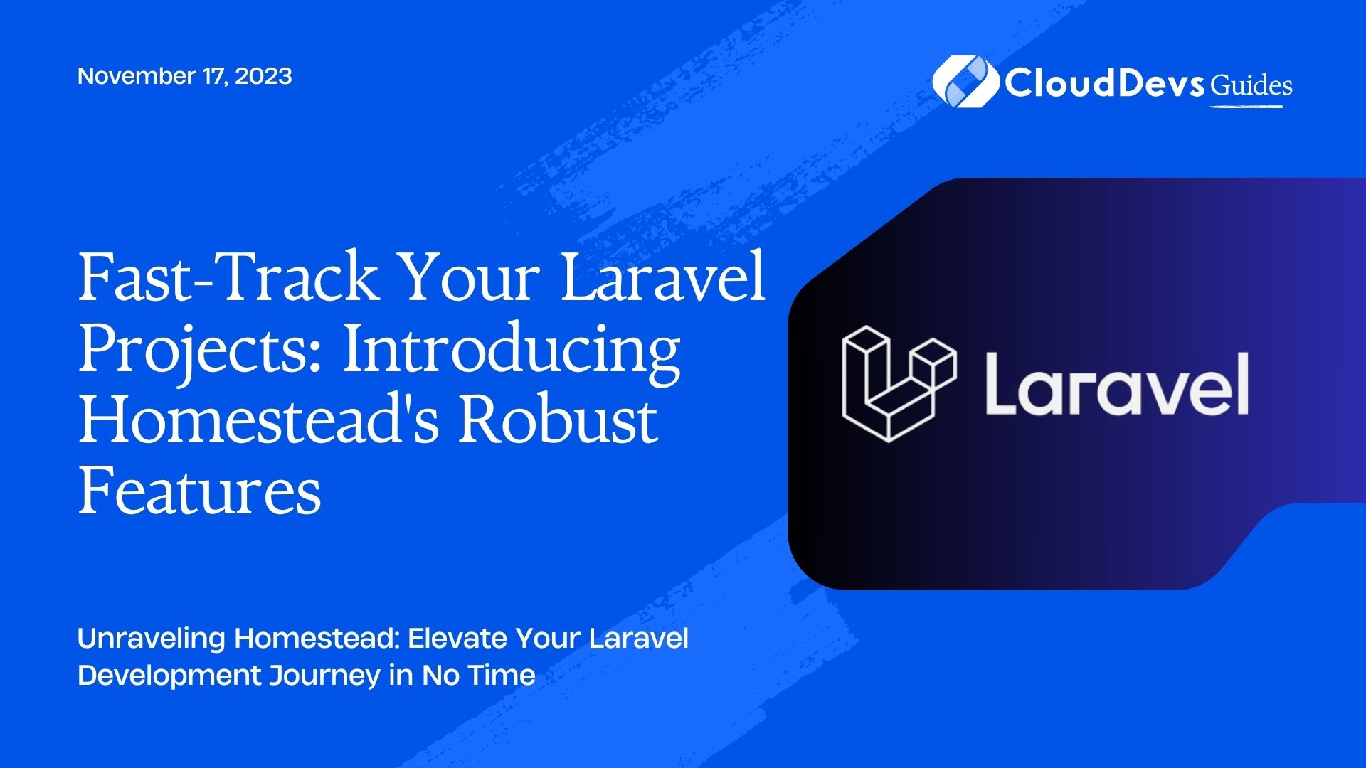 Fast-Track Your Laravel Projects: Introducing Homestead's Robust Features