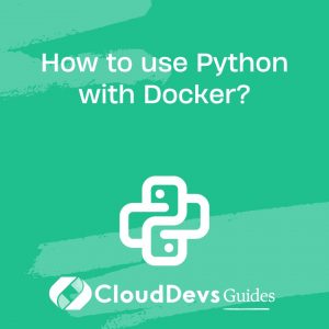 How to use Python with Docker?