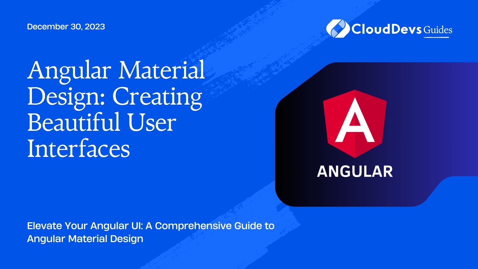 Angular Material Design: Creating Beautiful User Interfaces