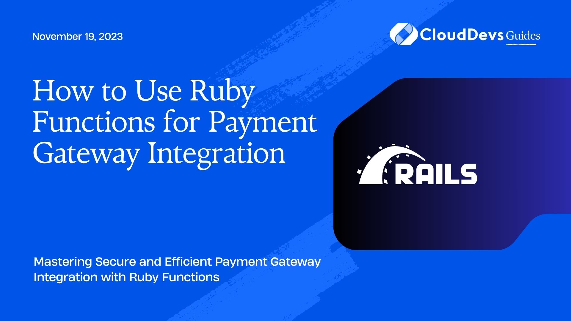 How to Use Ruby Functions for Payment Gateway Integration
