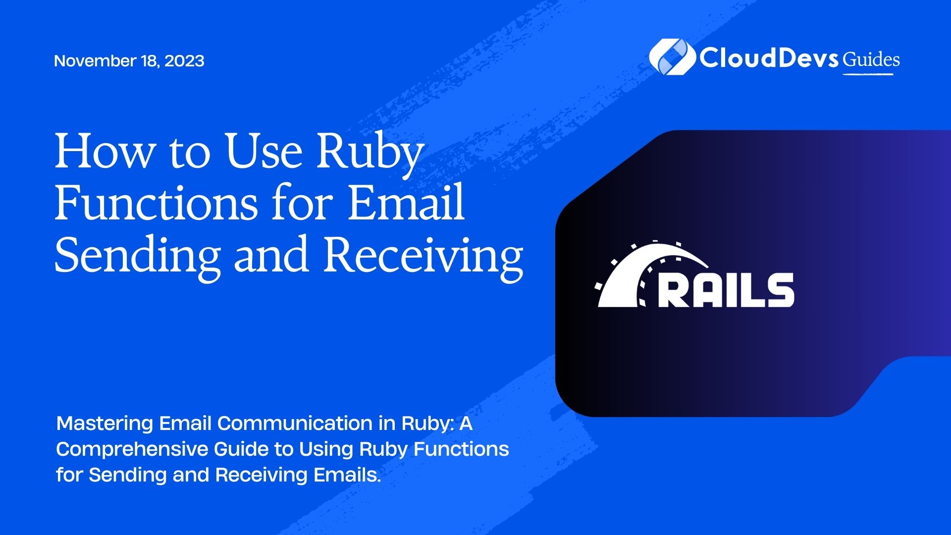 How to Use Ruby Functions for Email Sending and Receiving