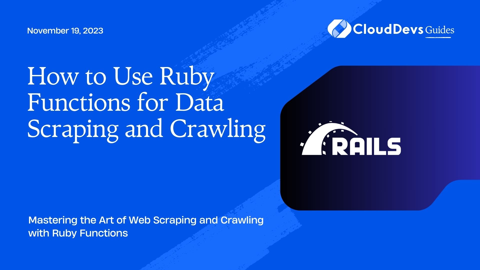 How to Use Ruby Functions for Data Scraping and Crawling