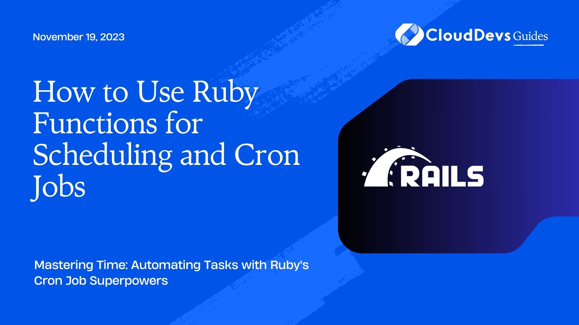 How to Use Ruby Functions for Scheduling and Cron Jobs
