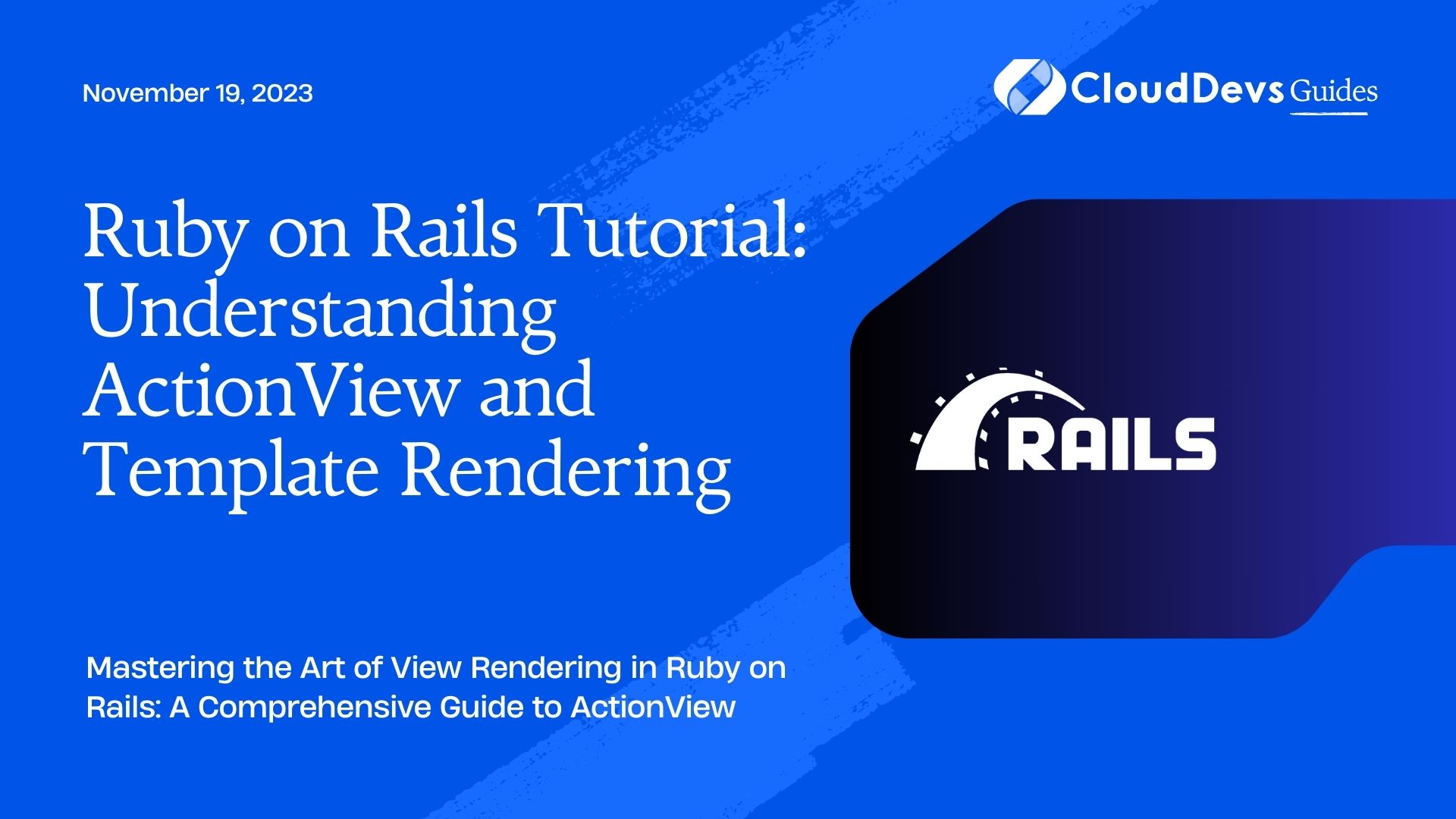 Ruby on Rails Tutorial: Understanding ActionView and Template Rendering