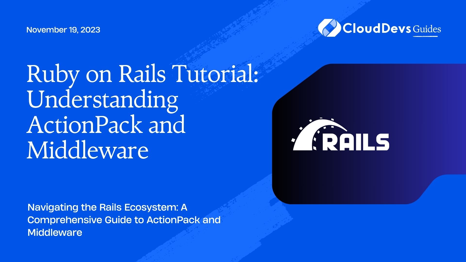 Ruby on Rails Tutorial: Understanding ActionPack and Middleware