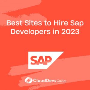 Best Sites to Hire Sap Developers in 2024