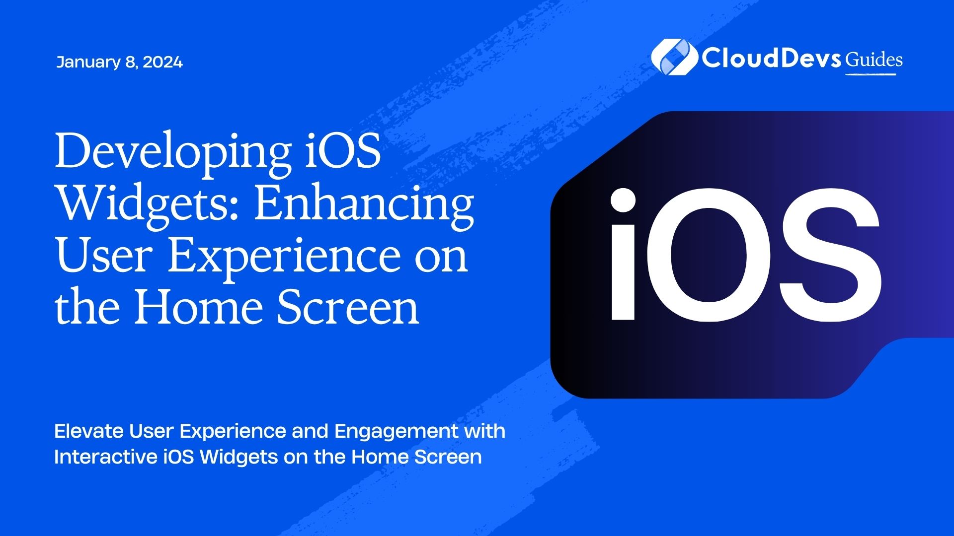 Developing iOS Widgets: Enhancing User Experience on the Home Screen