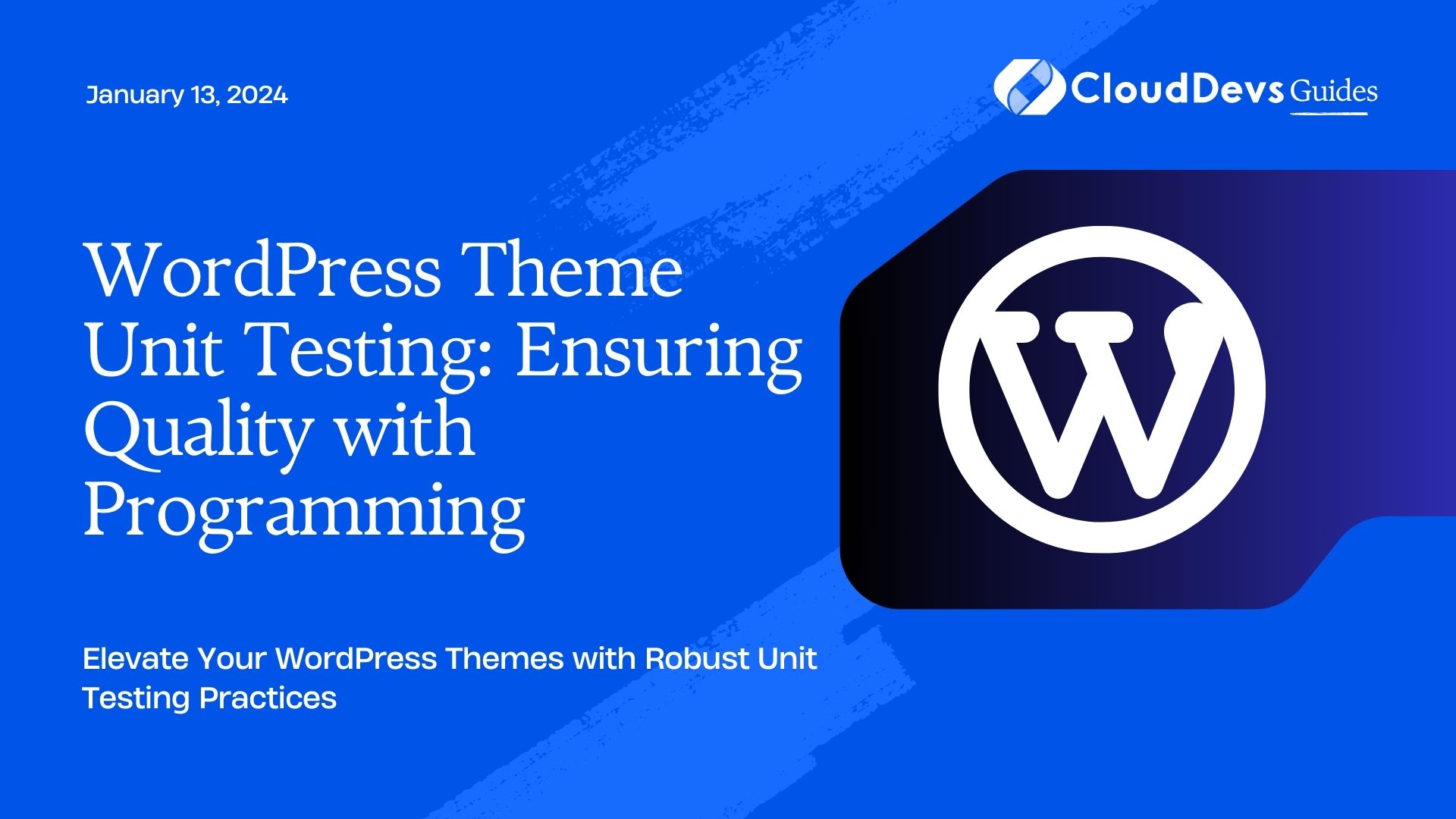 WordPress Theme Unit Testing: Ensuring Quality with Programming