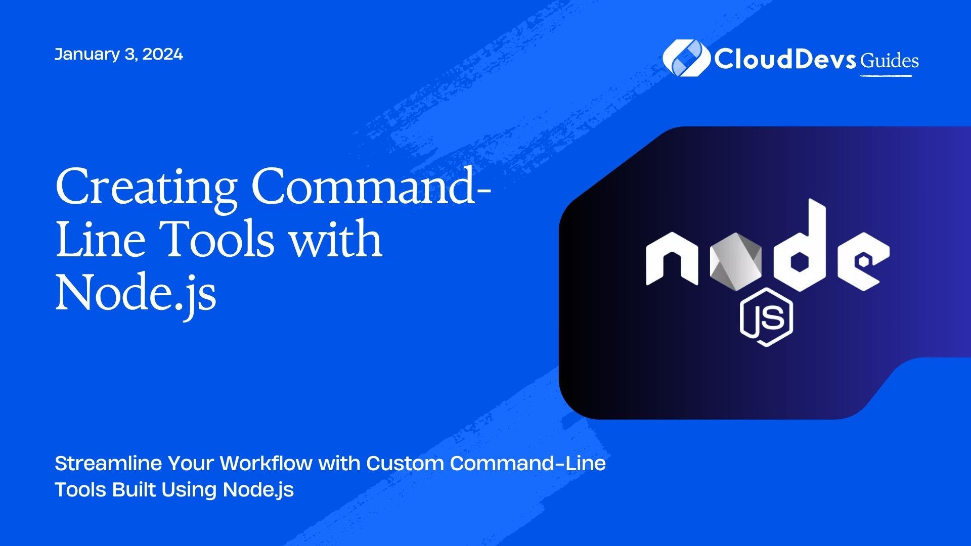 Creating Command-Line Tools with Node.js