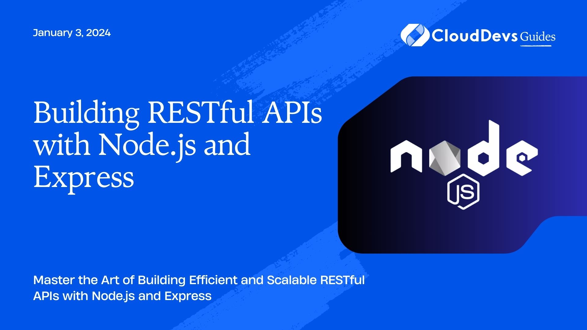 Building RESTful APIs with Node.js and Express
