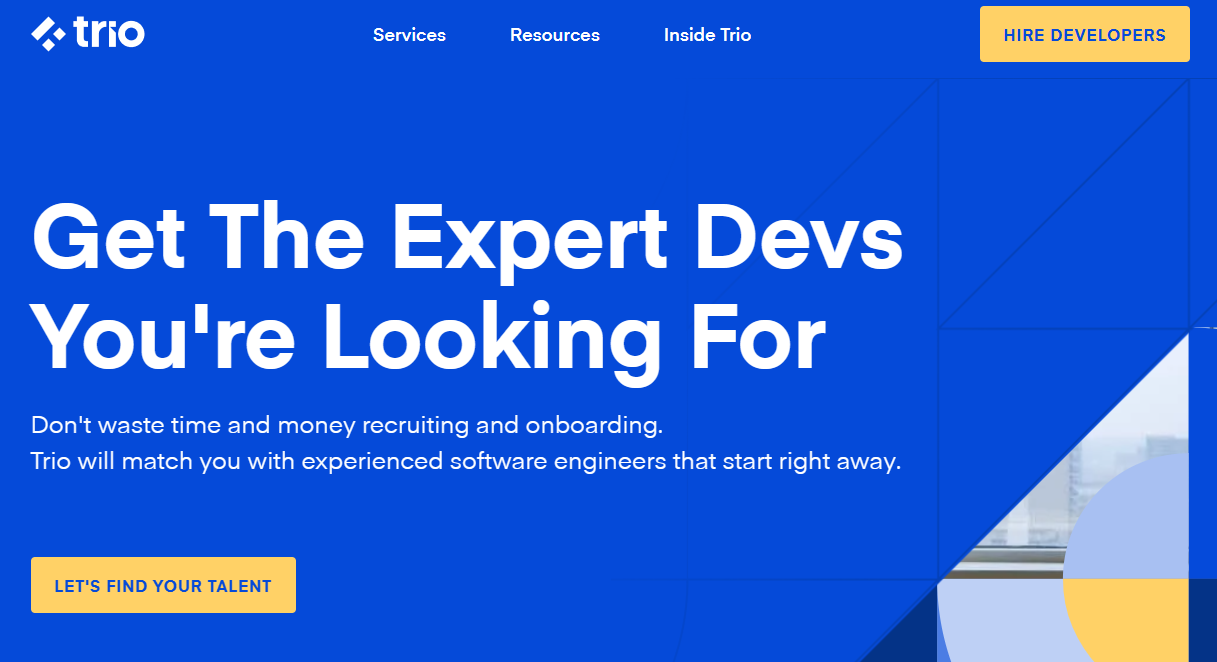 Trio.dev - Simplifying Developer Hiring for Remote Teams