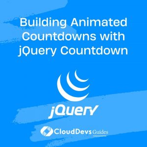 Building Animated Countdowns with jQuery Countdown