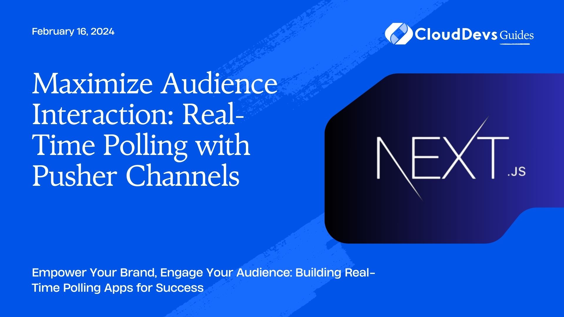 Maximize Audience Interaction: Real-Time Polling with Pusher Channels