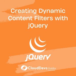 Creating Dynamic Content Filters with jQuery