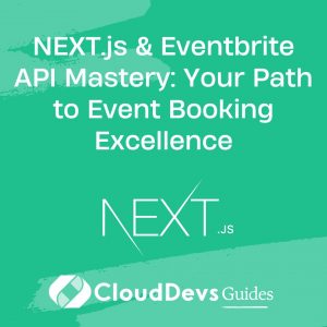 NEXT.js & Eventbrite API Mastery: Your Path to Event Booking Excellence
