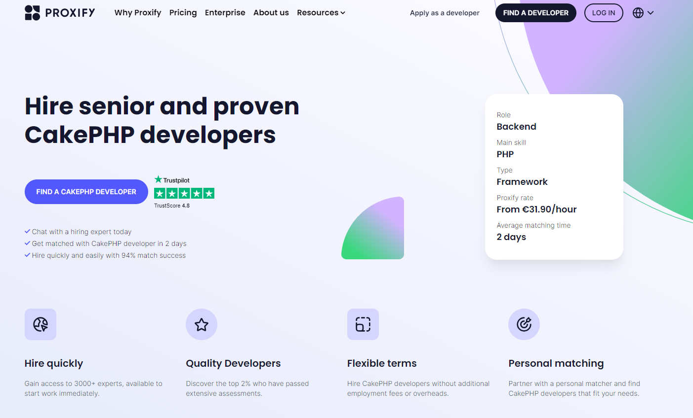 Proxify -  Transform Your Web Projects with Europe's Best CakePHP Developers