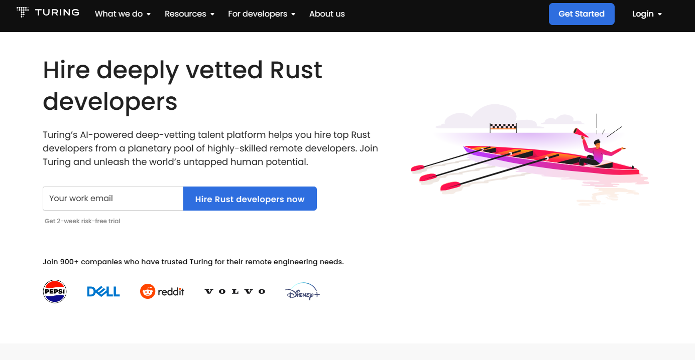 Turing - Hire Rust Developers in 4 Days | 14-Day Risk-Free Trial (turing.com)