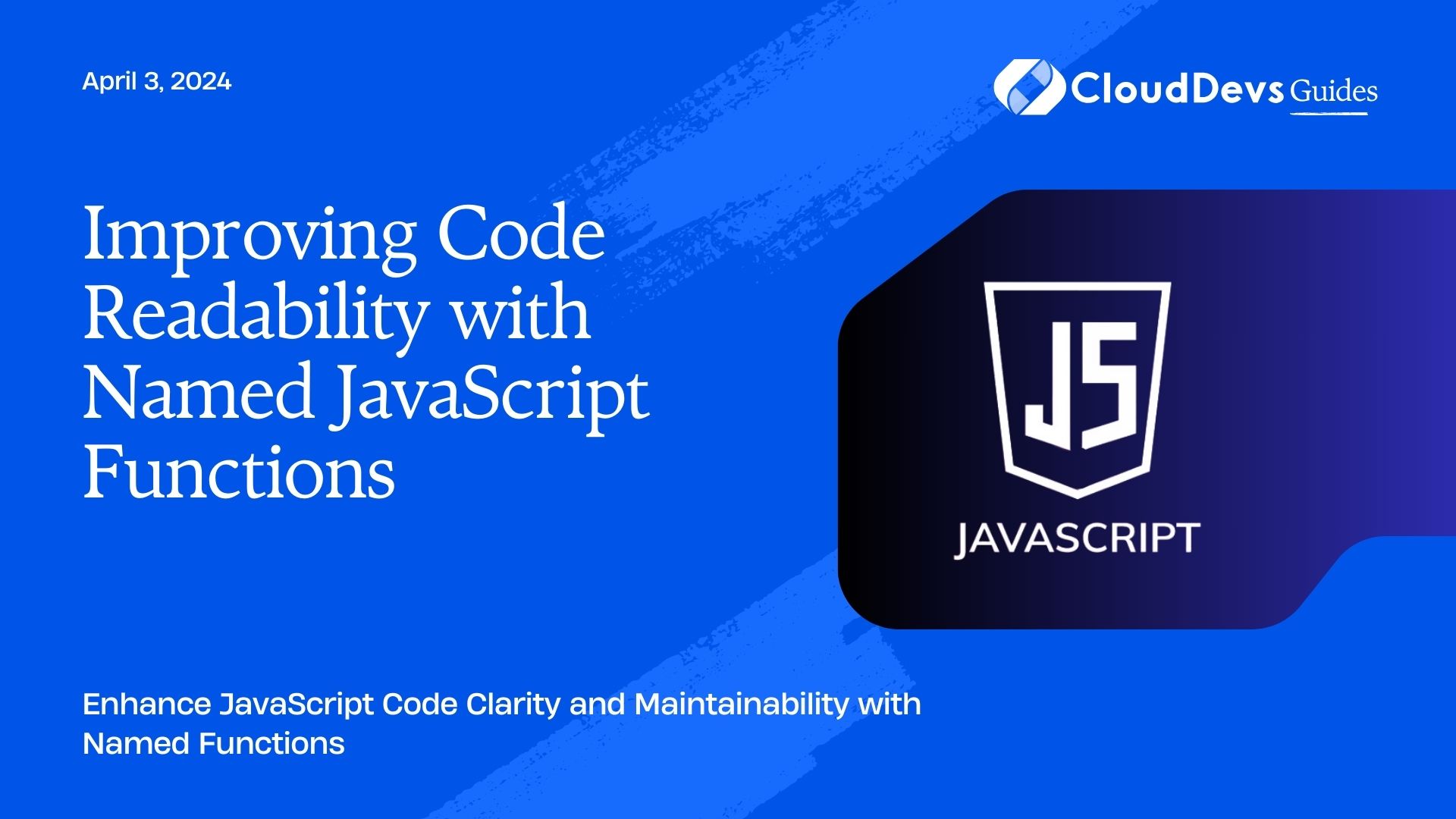 Improving Code Readability with Named JavaScript Functions