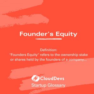 Founder’s Equity