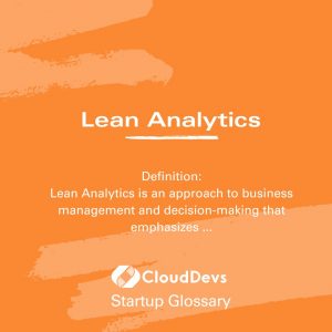 Lean Analytics