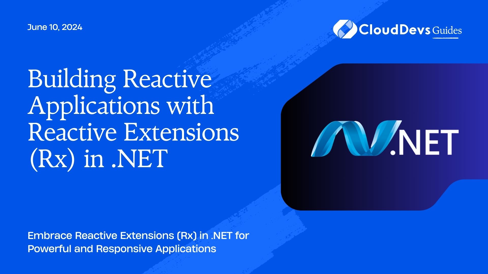 Building Reactive Applications with Reactive Extensions (Rx) in .NET