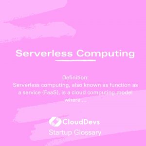 Serverless Computing