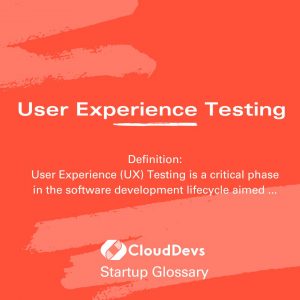 User Experience Testing