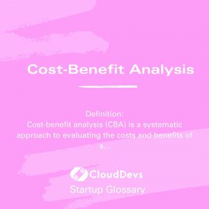 Cost-Benefit Analysis